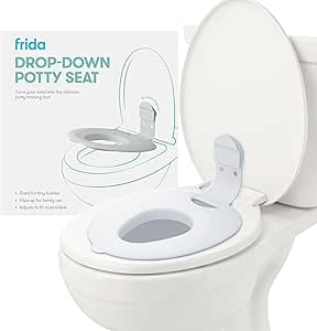 Frida Baby Drop Down Potty Training Seat for Toddlers & Kids, Easy to Clean